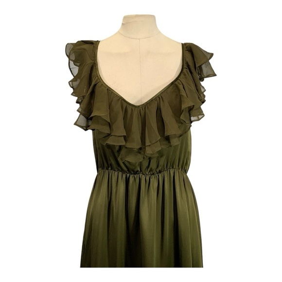 Lynn Lugo Silk Sleeveless Maxi Dress Size 4 - Picture 2 of 10